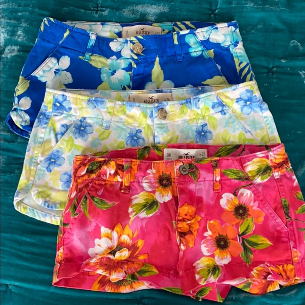 Floral Hollister Shorts Bundle